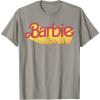 imageBarbie  Comic Book Logo TShirtSlate Grey