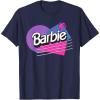 imageBarbie Retro Logo TShirtNavy Blue