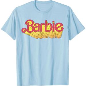 imageBarbie  Comic Book Logo TShirtBaby Blue