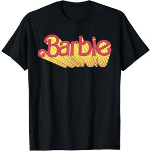 imageBarbie  Comic Book Logo TShirtBlack