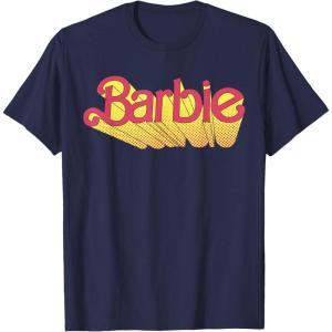 imageBarbie  Comic Book Logo TShirtNavy Blue
