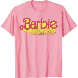 imageBarbie  Comic Book Logo TShirtPink