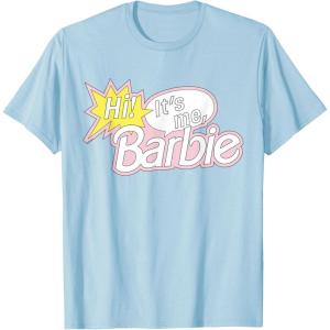 imageBarbie  Hi Its Me Barbie TShirtBaby Blue