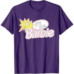imageBarbie  Hi Its Me Barbie TShirtPurple