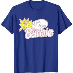 imageBarbie  Hi Its Me Barbie TShirtRoyal Blue