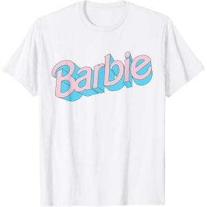 imageBarbie  Pink and Blue Logo TShirtWhite