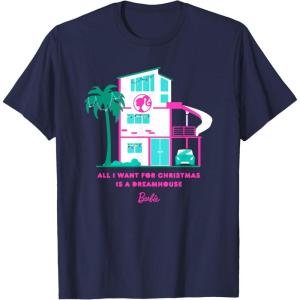 imageBarbie All I Want for Christmas is a Dreamhouse TShirtNavy Blue