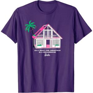 imageBarbie All I Want for Christmas is a Malibu Dreamhouse TShirtPurple