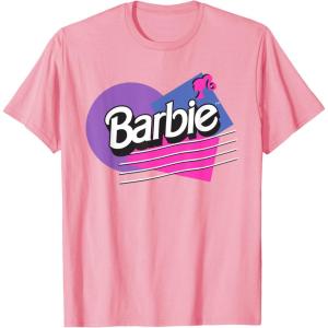 imageBarbie Retro Logo TShirtPink