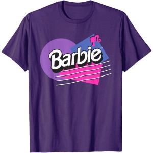 imageBarbie Retro Logo TShirtPurple