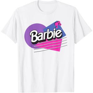 imageBarbie Retro Logo TShirtWhite