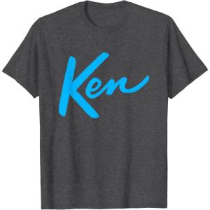 imageKen Current Script Logo TShirtDark Heather Grey