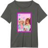 imageBarbie  Im Glad Were Friends Valentine TShirtAsphalt Grey
