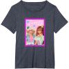 imageBarbie  Im Glad Were Friends Valentine TShirtHeather Blue