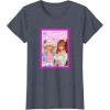 imageBarbie  Im Glad Were Friends Valentine TShirtHeather Blue