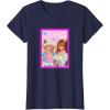 imageBarbie  Im Glad Were Friends Valentine TShirtNavy Blue