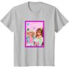 imageBarbie  Im Glad Were Friends Valentine TShirtSilver Grey