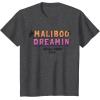 imageBarbie  Maliboo Dreamin TShirtDark Heather Grey
