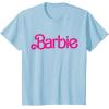 imageBarbie 1980s Logo TShirtBaby Blue