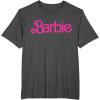 imageBarbie 1980s Logo TShirtDark Heather Grey
