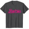 imageBarbie 1980s Logo TShirtDark Heather Grey
