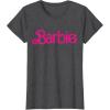 imageBarbie 1980s Logo TShirtDark Heather Grey