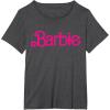 imageBarbie 1980s Logo TShirtDark Heather Grey