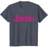 imageBarbie 1980s Logo TShirtHeather Blue