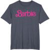 imageBarbie 1980s Logo TShirtHeather Blue