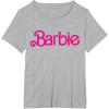 imageBarbie 1980s Logo TShirtHeather Grey
