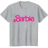 imageBarbie 1980s Logo TShirtHeather Grey