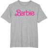 imageBarbie 1980s Logo TShirtHeather Grey