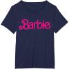 imageBarbie 1980s Logo TShirtNavy Blue