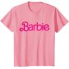 imageBarbie 1980s Logo TShirtPink
