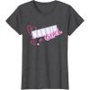 imageBarbie Girl and Hearts TShirtDark Heather Grey