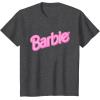 imageBarbie Pink Logo TShirtDark Heather Grey