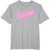 imageBarbie Pink Logo TShirtHeather Grey