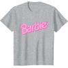 imageBarbie Pink Logo TShirtHeather Grey
