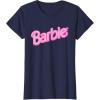 imageBarbie Pink Logo TShirtNavy Blue