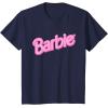 imageBarbie Pink Logo TShirtNavy Blue