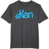 imageKen 1980s Logo TShirtDark Heather Grey