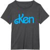 imageKen 1980s Logo TShirtDark Heather Grey