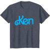 imageKen 1980s Logo TShirtHeather Blue
