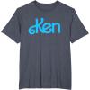 imageKen 1980s Logo TShirtHeather Blue