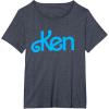 imageKen 1980s Logo TShirtHeather Blue