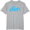 imageKen 1980s Logo TShirtHeather Grey