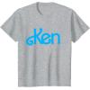 imageKen 1980s Logo TShirtHeather Grey