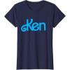 imageKen 1980s Logo TShirtNavy Blue