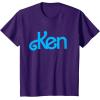 imageKen 1980s Logo TShirtPurple