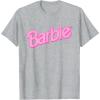 imageBarbie Pink Logo TShirtHeather Grey